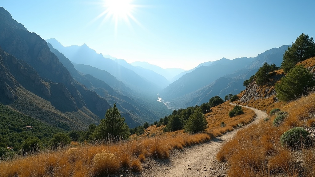 Majestueuze Sierra Blanca bergen op Costa del Sol. Ontdek de levendige biodiversiteit van de natuur in Andalucía Costa del Sol.