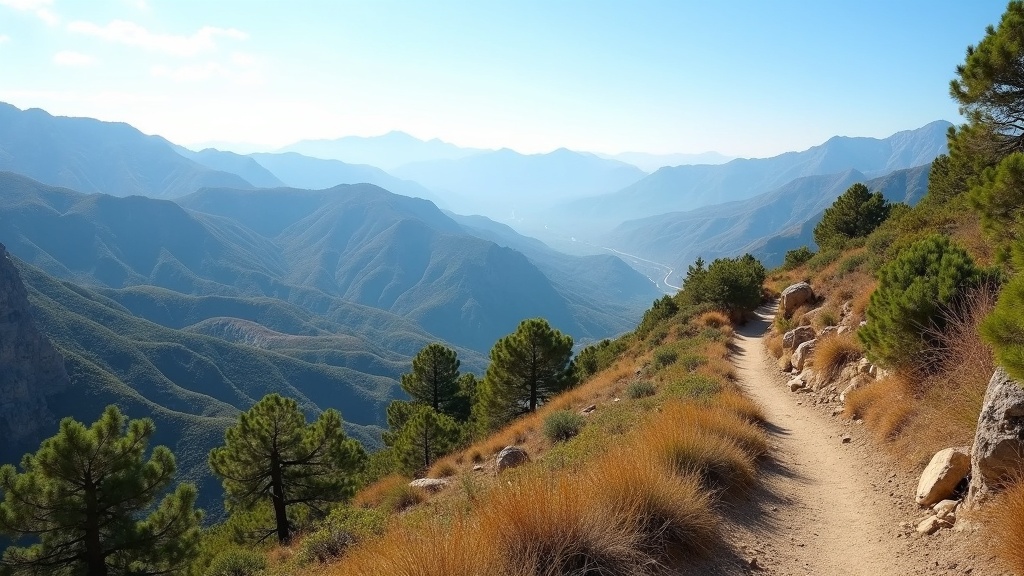 Stunning Sierra Blanca mountains in Costa del Sol, highlighting the outdoor lifestyle perfect for families exploring this region.