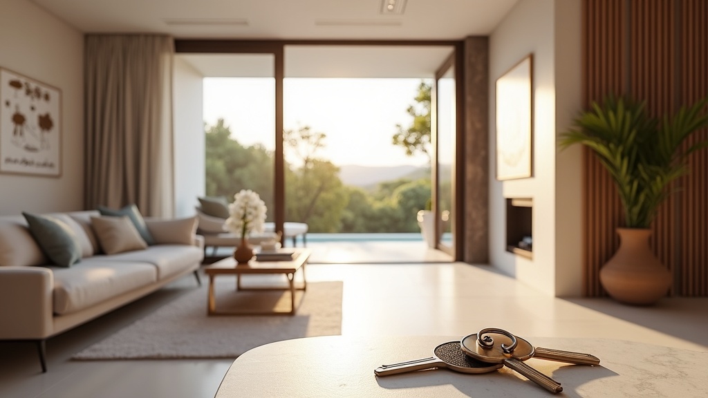 Villa de luxe avec vue panoramique sur les montagnes près du parc naturel de la Costa del Sol, mettant en valeur l'architecture moderne et le paysage naturel