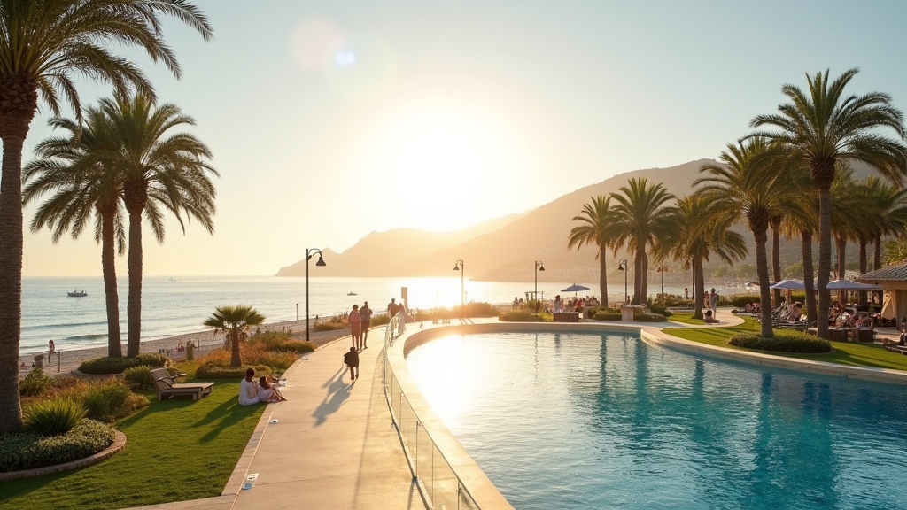 Mediterraan vegetatie met olijfbomen en berglandschap op de Costa del Sol die klimaatadaptatie toont