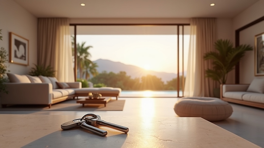 Vue panoramique des espaces verts d'Estepona et de l'arrière-plan montagneux montrant la qualité de l'air sur la Costa del Sol