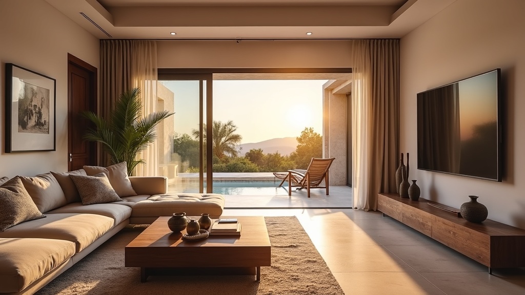 Panoramic view from Costa del Sol hillside property showing Mediterranean coastline with mountain backdrop