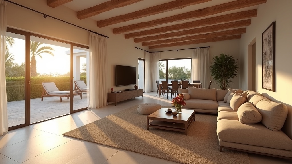 Luxury hillside villa with infinity pool overlooking Mediterranean Sea and mountains on Costa del Sol