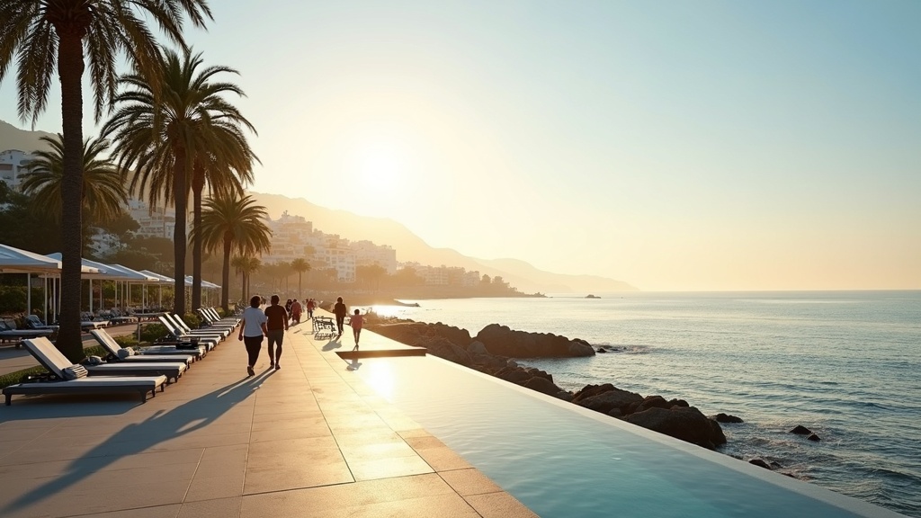 Villa de luxe dans un nouveau développement avec piscine à débordement surplombant les montagnes de la Costa del Sol et la côte méditerranéenne