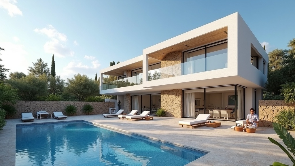 Luxe nieuwbouw villa met infinity pool met uitzicht op de Middellandse Zee aan de Costa del Sol