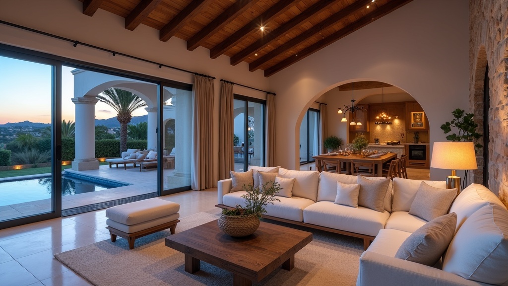 Luchtfoto van de jachthavens aan de Costa del Sol met luxe jachten en watersportactiviteiten op drie locaties