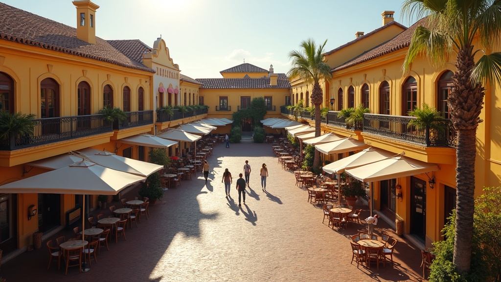 Mediterranean lifestyle on Costa del Sol showing healthy food and outdoor activities with mountain and sea views